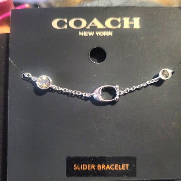 NWT AUTHENTIC COACH SLIDER BRACELET - Picture 1 of 5